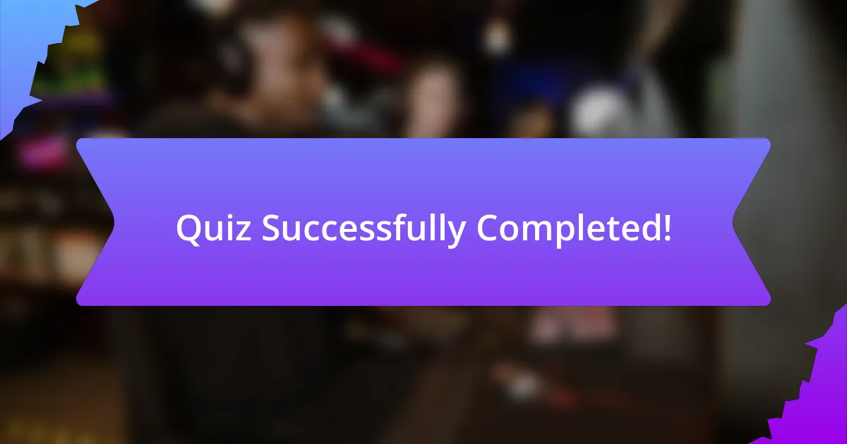 Quiz Successfully Completed!