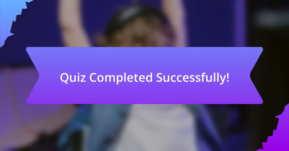 Quiz Completed Successfully!