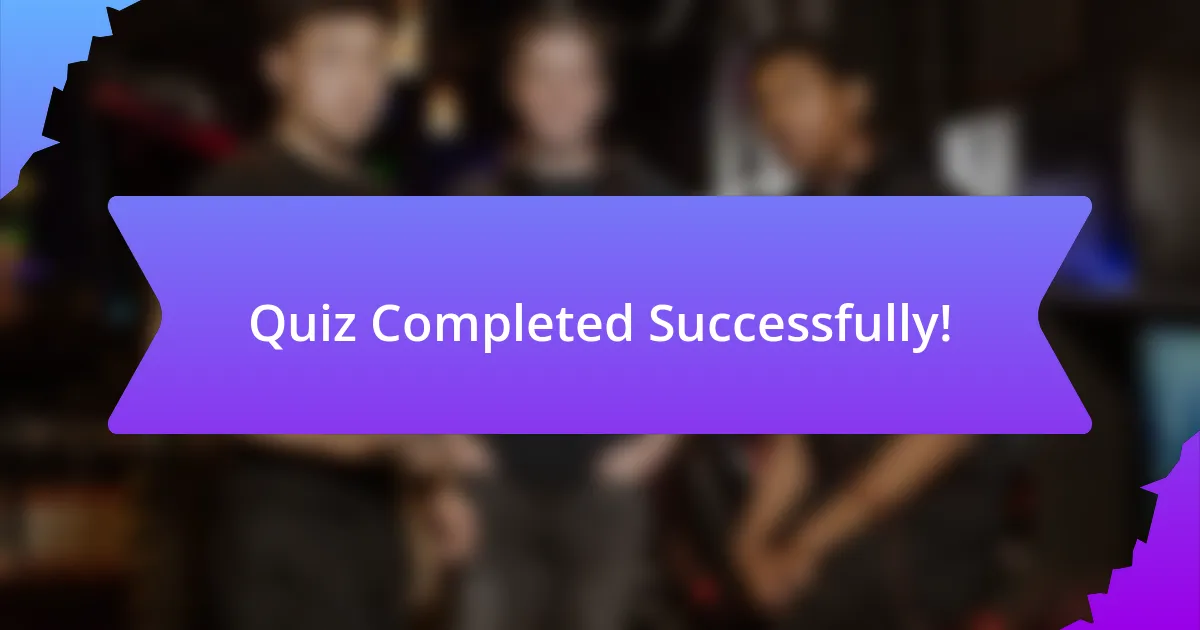 Quiz Completed Successfully!