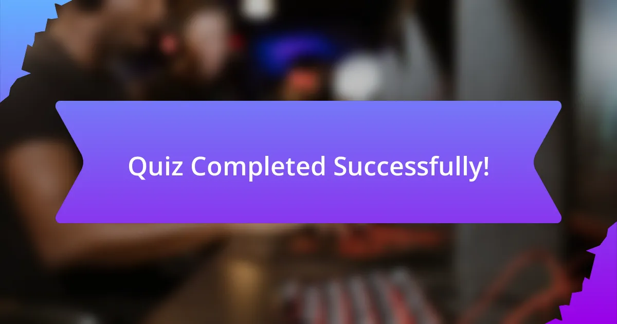 Quiz Completed Successfully!