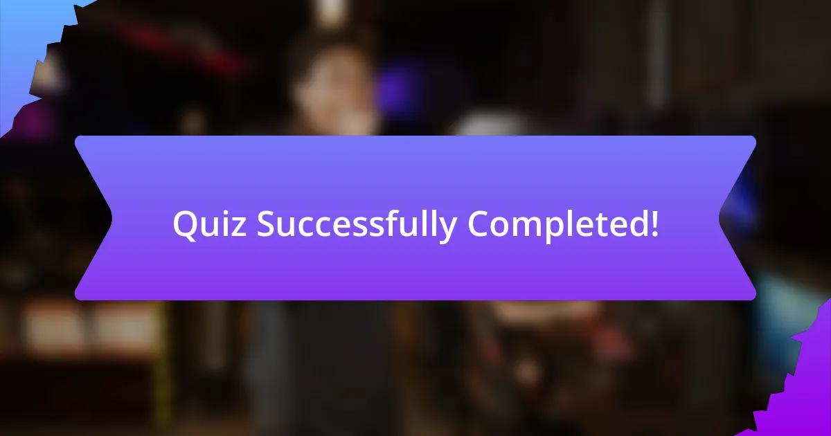 Quiz Successfully Completed!
