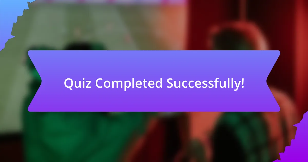 Quiz Completed Successfully!