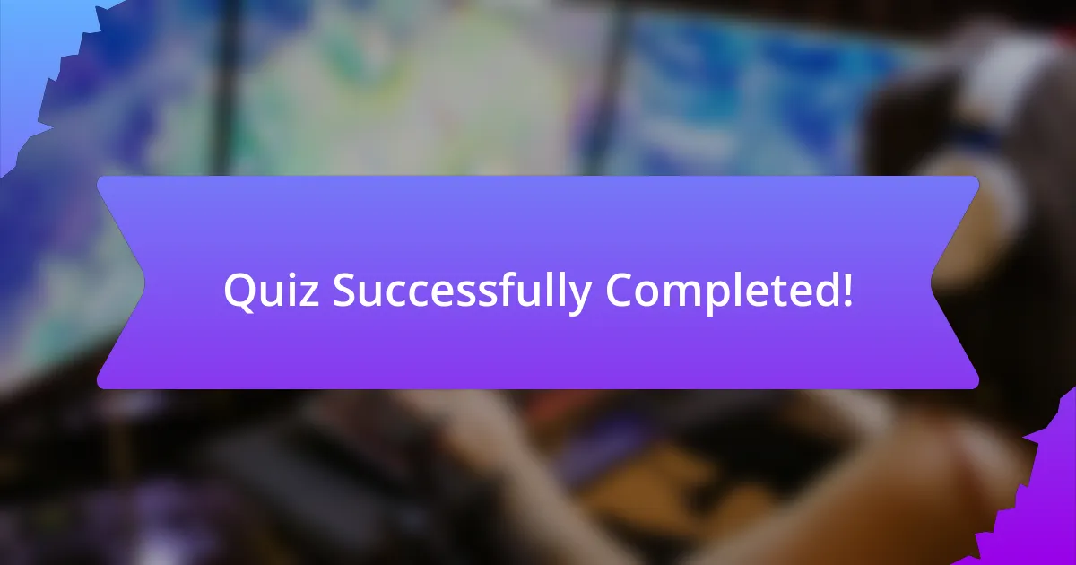 Quiz Successfully Completed!