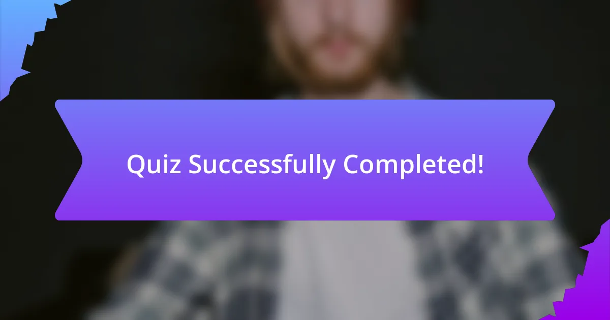 Quiz Successfully Completed!