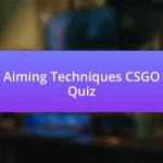 Aiming Techniques CSGO Quiz