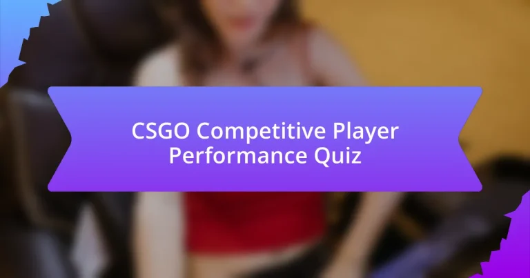 CSGO Competitive Player Performance Quiz