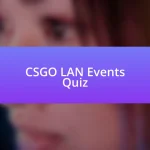 CSGO LAN Events Quiz