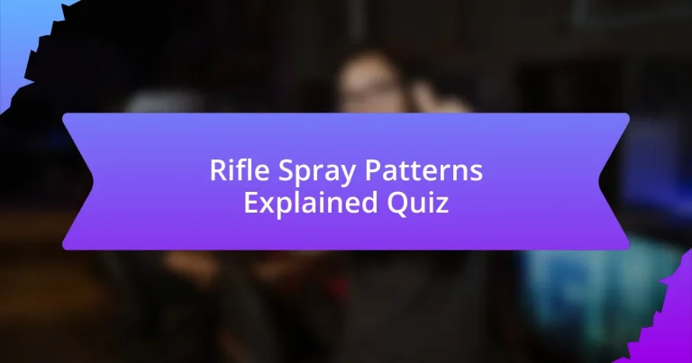 Rifle Spray Patterns Explained Quiz