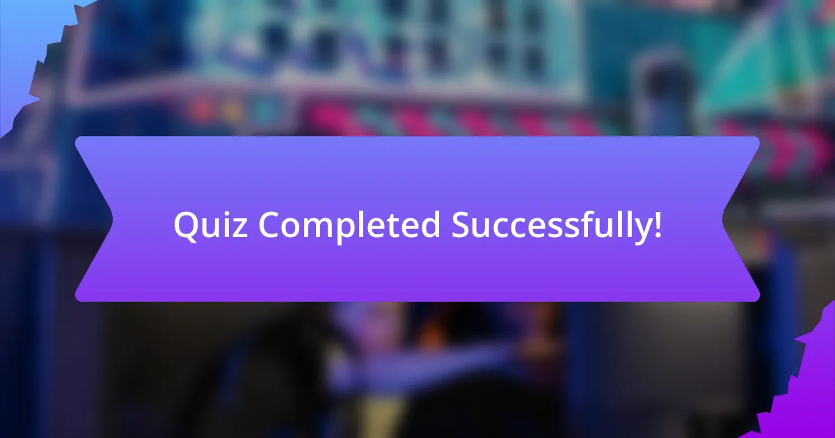 Quiz Completed Successfully!