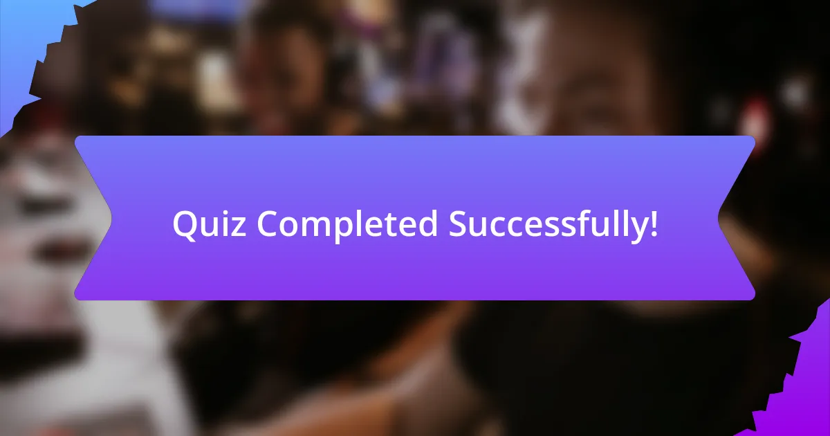 Quiz Completed Successfully!