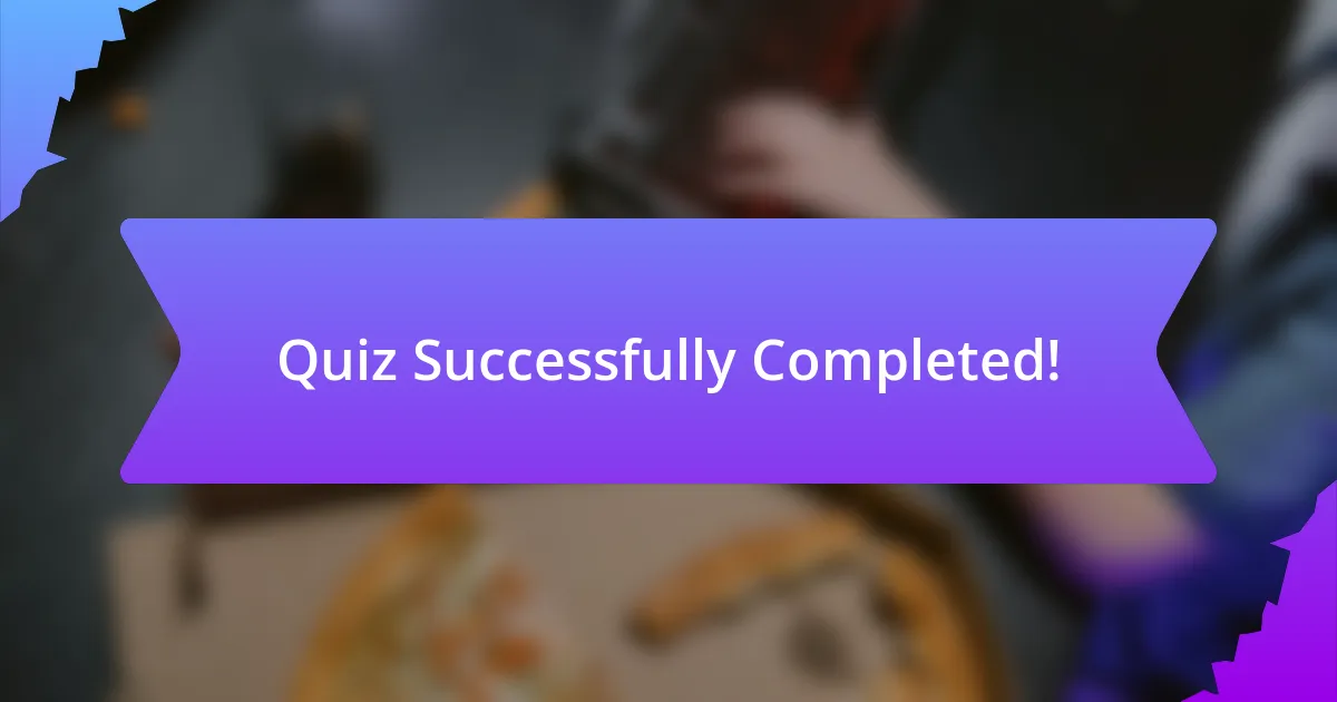 Quiz Successfully Completed!