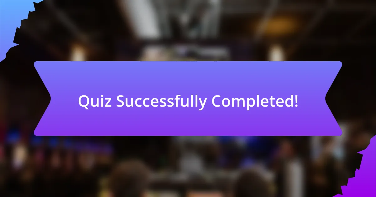 Quiz Successfully Completed!