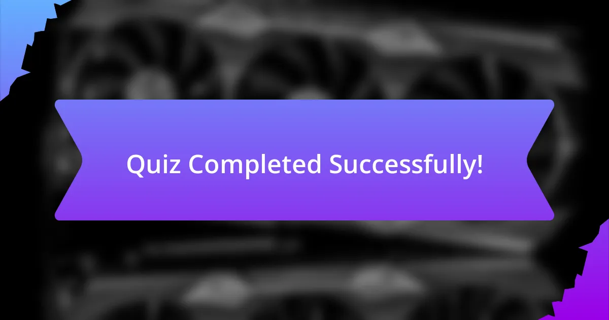 Quiz Completed Successfully!